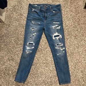 American eagle high rise jegging crop. Super stretch size 10 regular.
